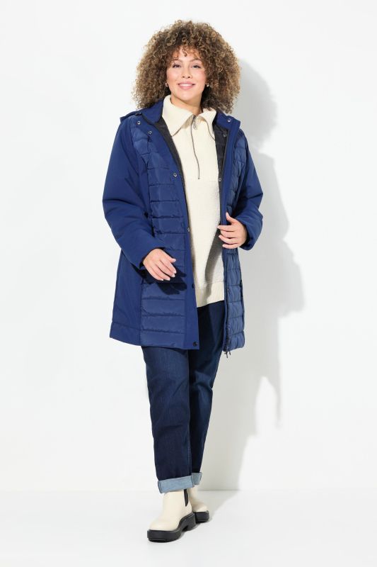 HYPRAR Mixed Texture Water-Repellent Jacket