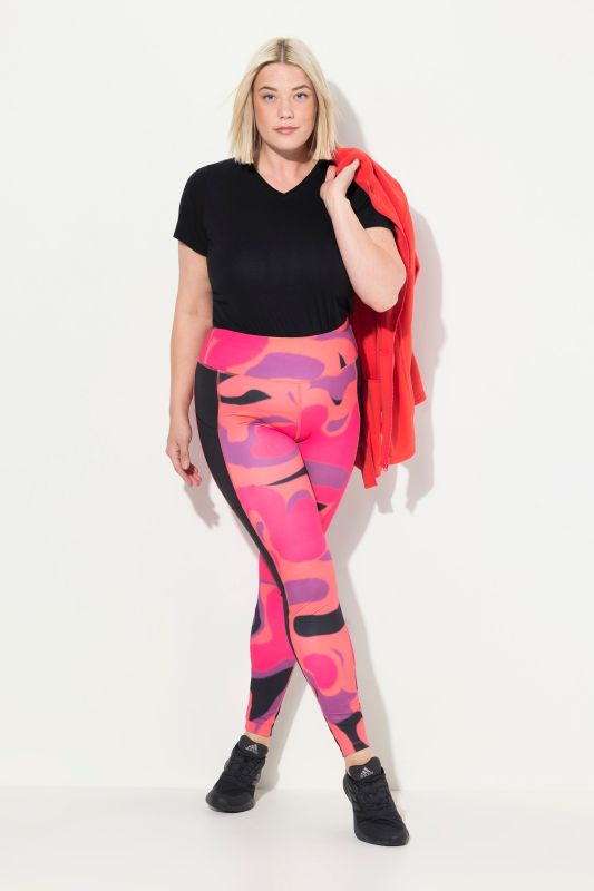 Abstract Print Quick Dry Leggings