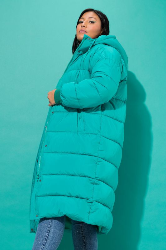 Quilted Coat with Matching Scarf