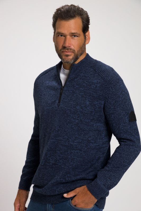 Half Zip Neck Jumper