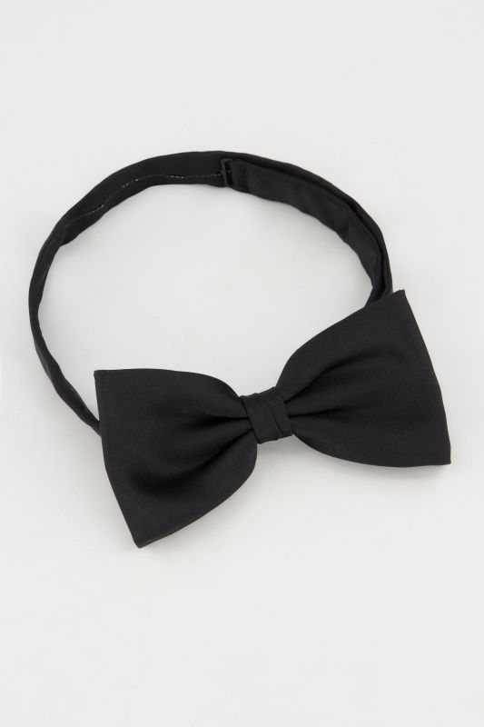 Bow tie with strap, pure silk