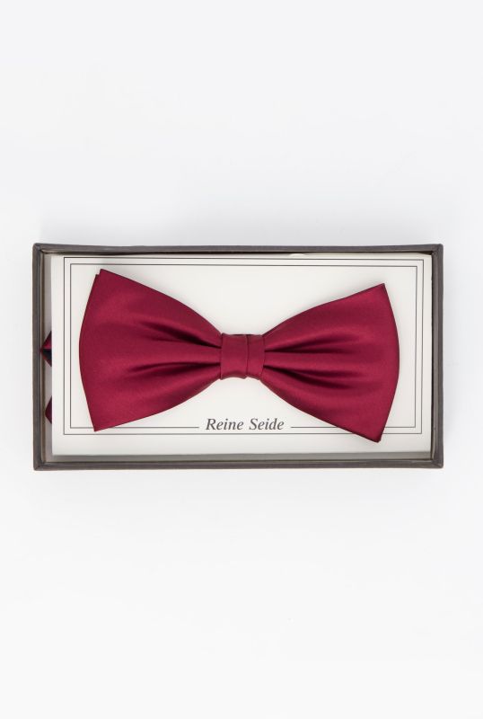 Bow tie with strap, pure silk