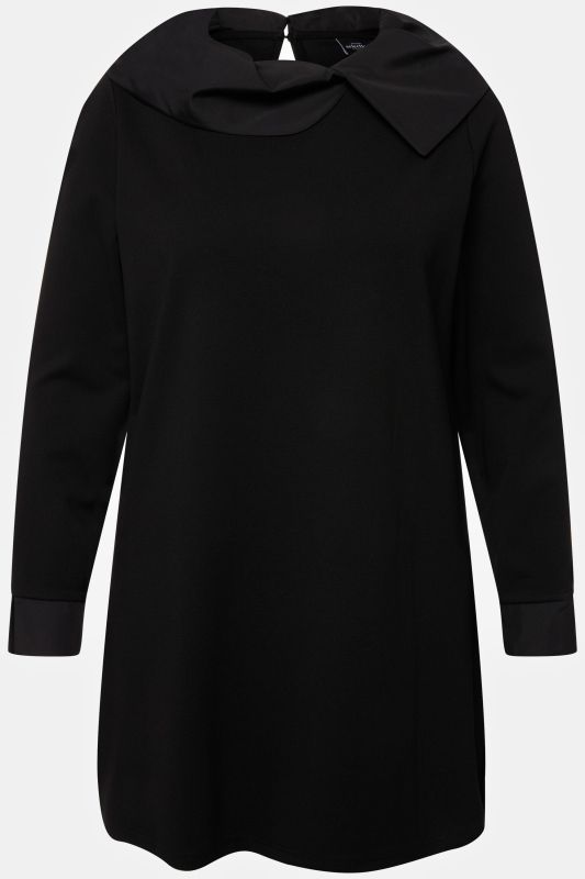 Taffeta Collared Sweatshirt