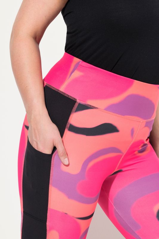 Abstract Print Quick Dry Leggings