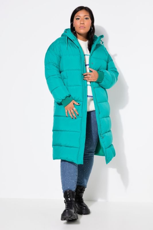 Quilted Coat with Matching Scarf