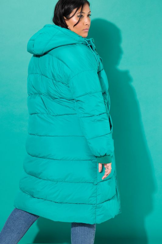 Quilted Coat with Matching Scarf