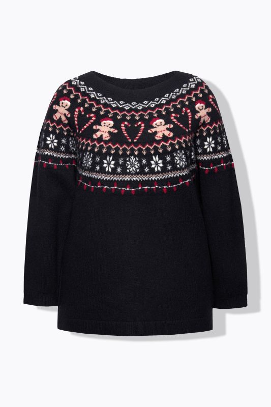 Holiday-Themed Norwegian Striped Sweater