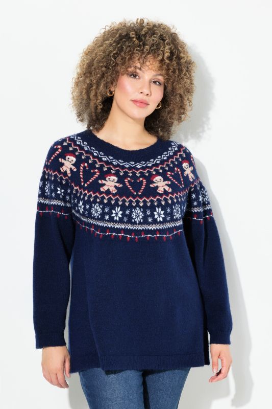 Holiday-Themed Norwegian Striped Sweater