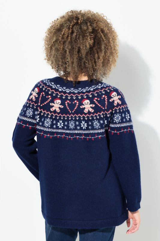 Holiday-Themed Norwegian Striped Sweater