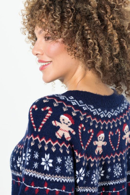 Holiday-Themed Norwegian Striped Sweater