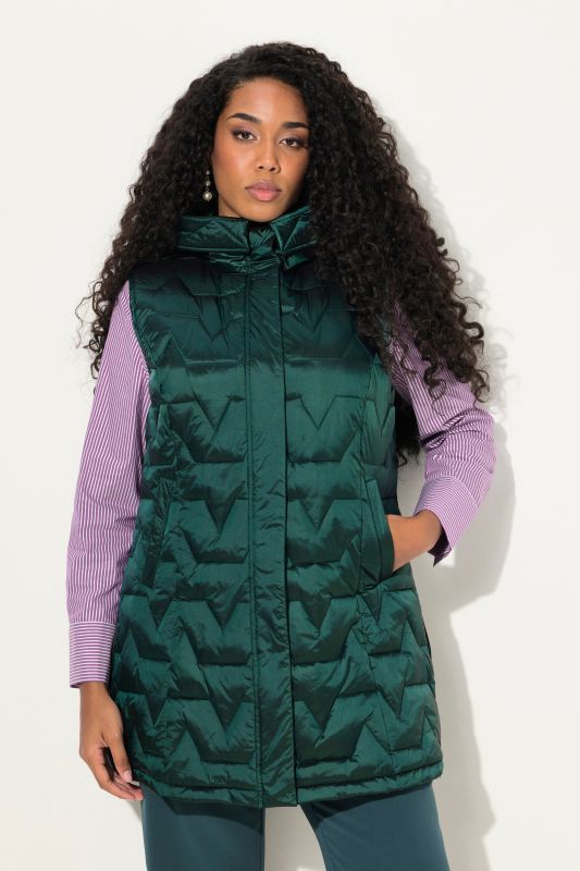 Zigzag Quilted Vest