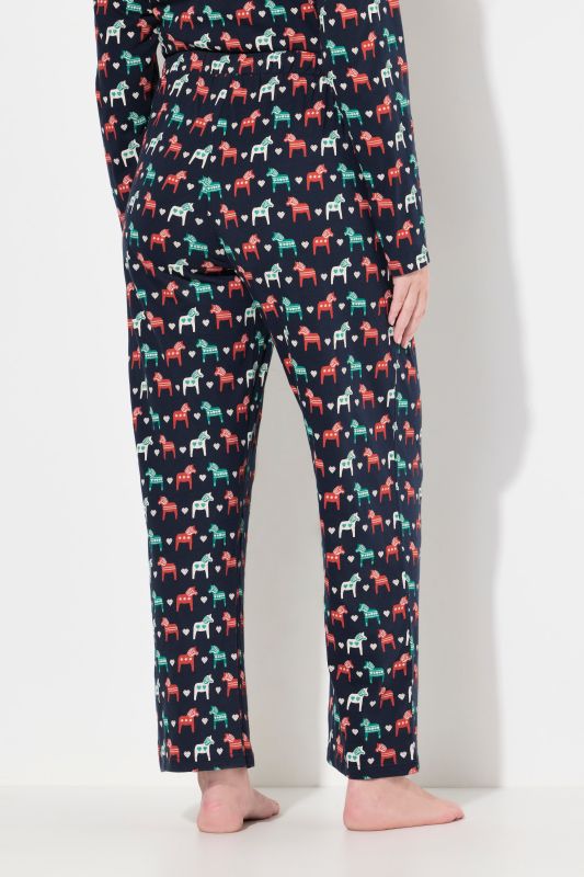 Eco Cotton Horse Print Pajama Pants