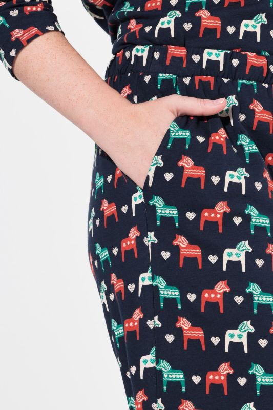 Eco Cotton Horse Print Pajama Pants