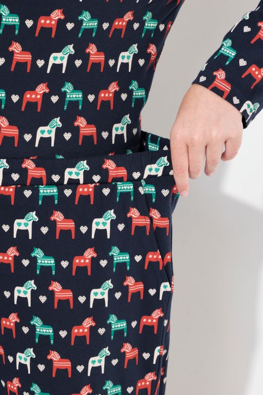 Eco Cotton Horse Print Pajama Pants