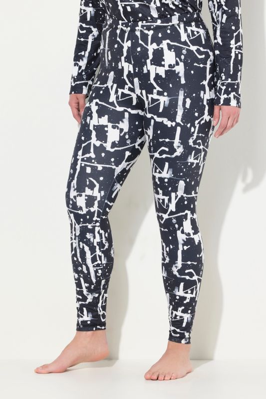 Quick Drying Abstract Print Leggings