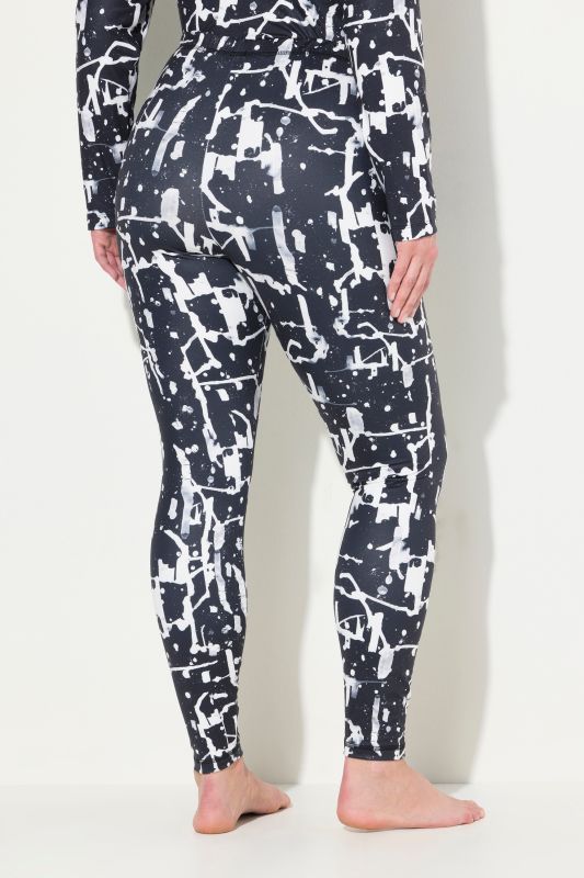 Quick Drying Abstract Print Leggings