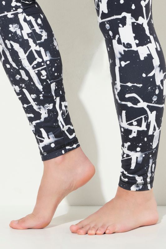 Quick Drying Abstract Print Leggings