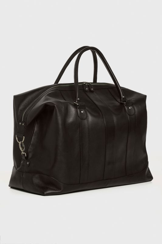 Weekender, leather bag, lamb nappa leather, for travelling