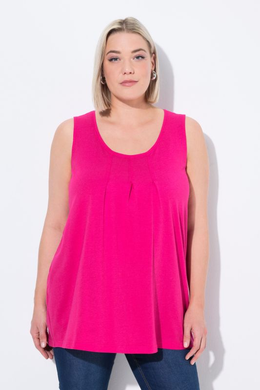 Essential Pleat Front Knit Tank