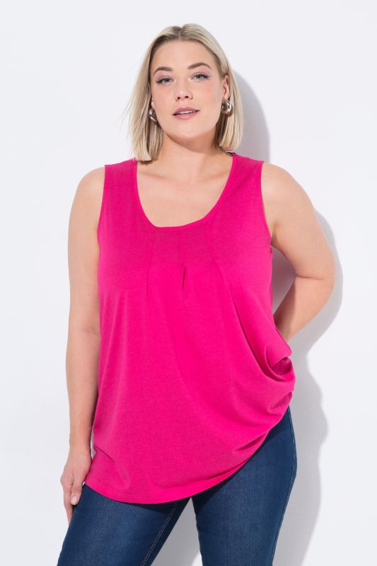 Essential Pleat Front Knit Tank