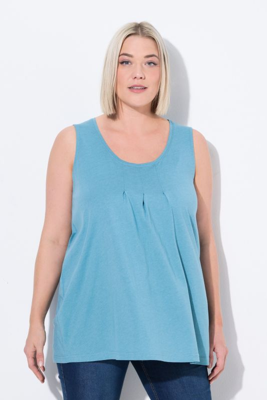 Essential Pleat Front Knit Tank