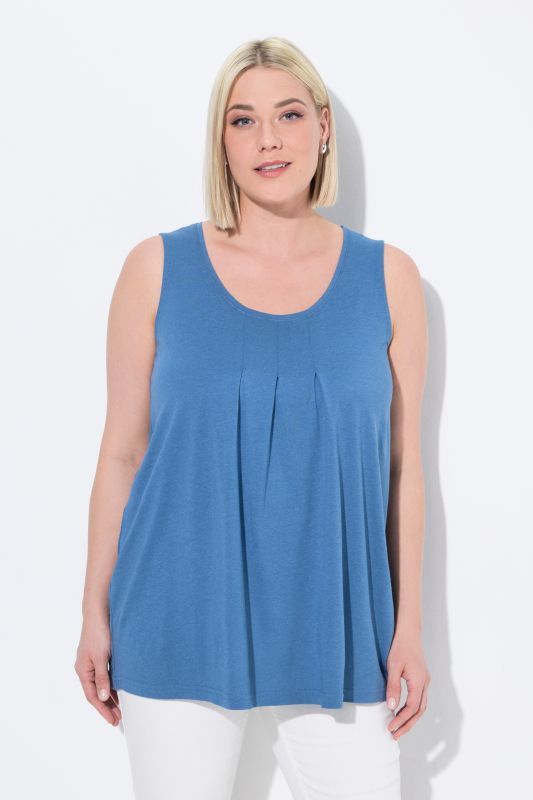 Essential Pleat Front Knit Tank