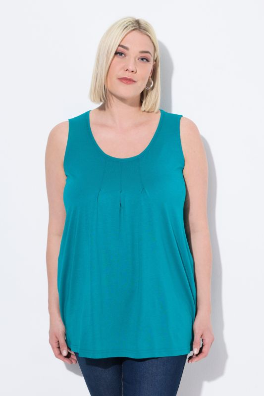 Essential Pleat Front Knit Tank