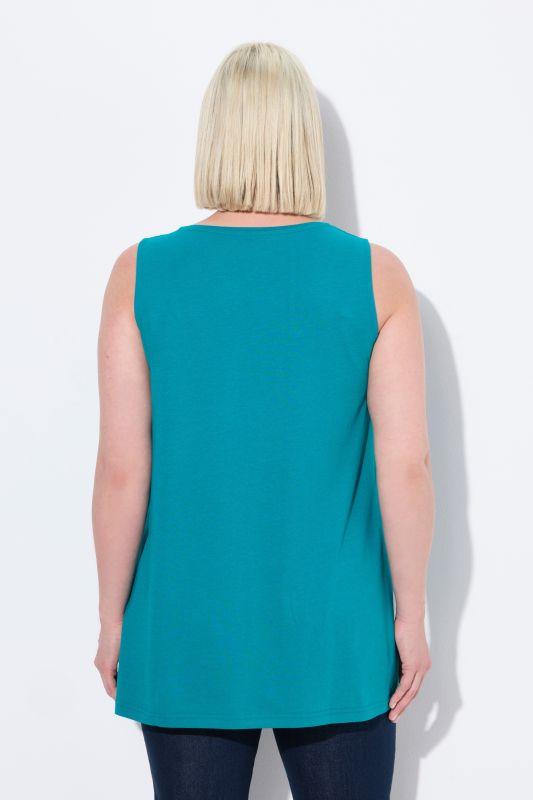 Essential Pleat Front Knit Tank