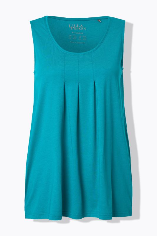 Essential Pleat Front Knit Tank