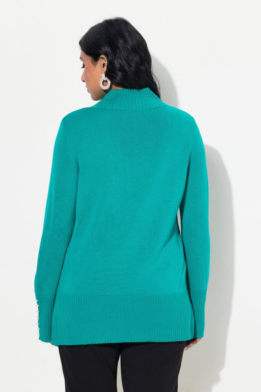 Merino Silk Turtleneck Sweater