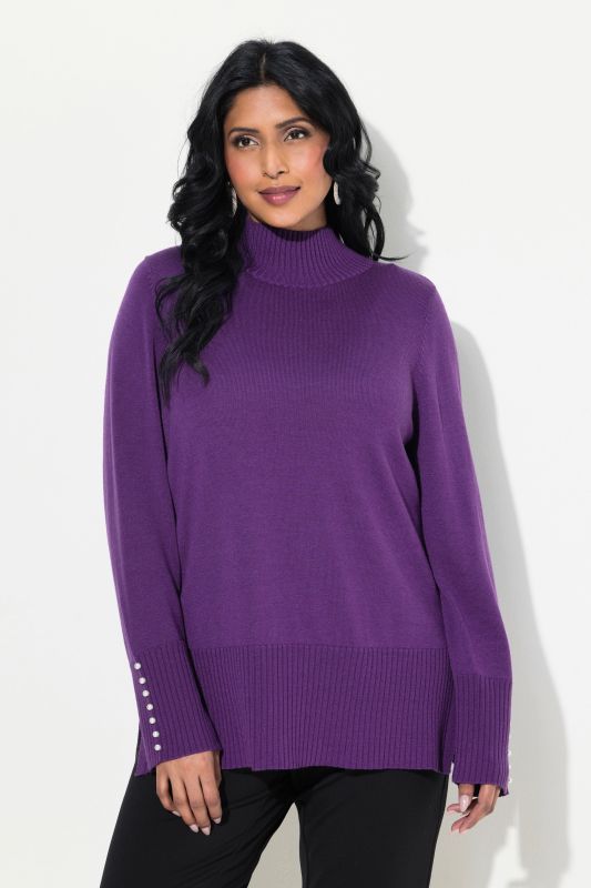 Merino Silk Turtleneck Sweater