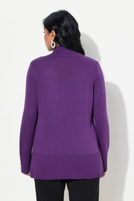 Merino Silk Turtleneck Sweater