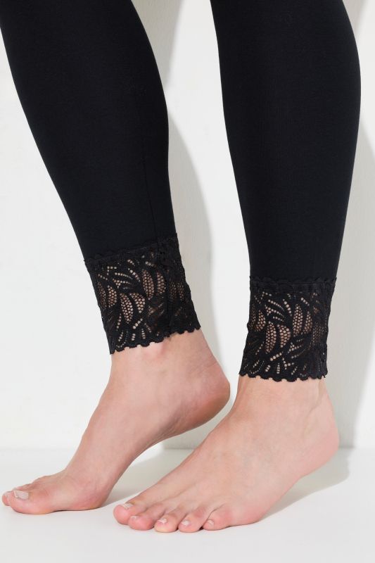 Lace Trim Leggings