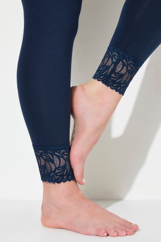 Lace Trim Leggings