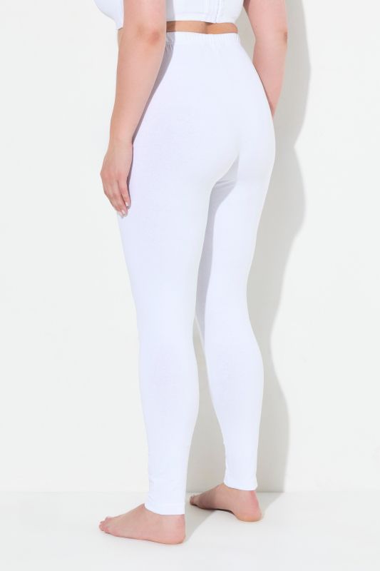 Basic Stretch Knit Ankle Length Leggings