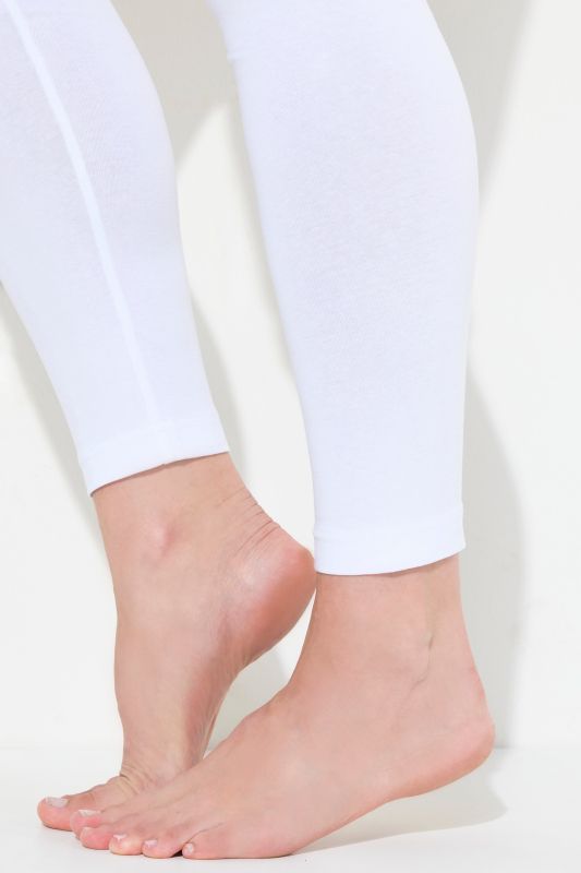 Basic Stretch Knit Ankle Length Leggings