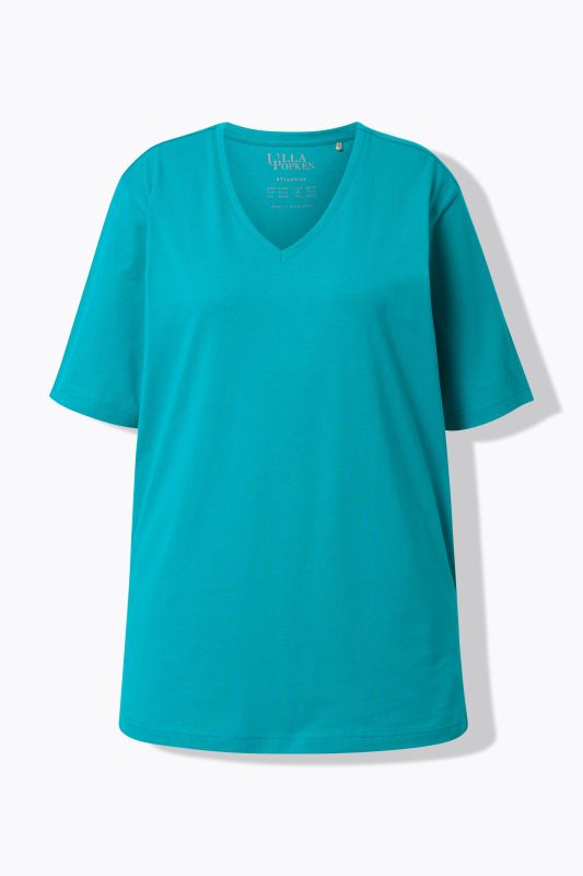 Basic V-Neck Relaxed Fit Short Sleeve Tee