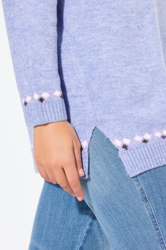 Norwegian Style Pastel Tone Long Sleeve Sweater