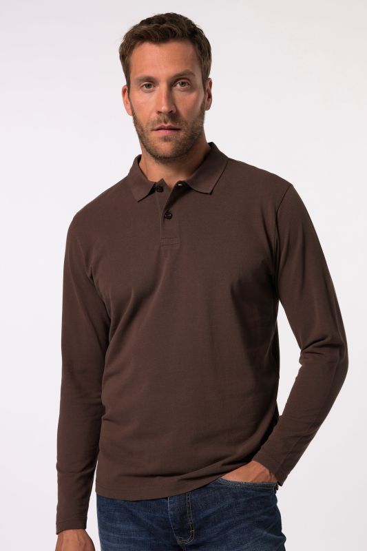 Long Sleeve Piqué Polo Shirt