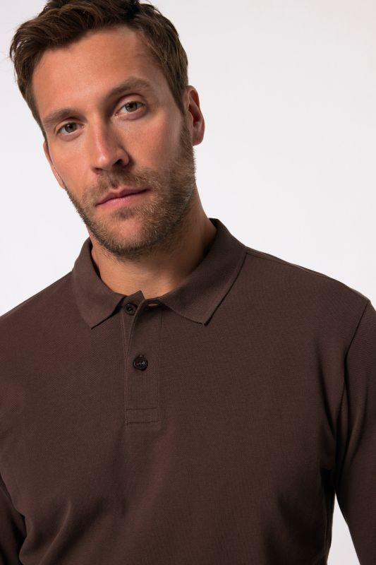 Long Sleeve Piqué Polo Shirt