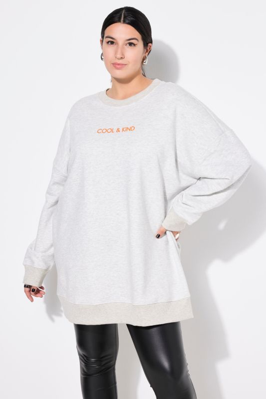 Sweatshirt, oversized shape, back bow print