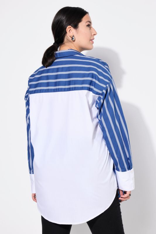 shirt, oversized, stripes, long sleeve