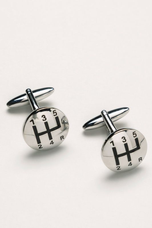 Gear Stick Design Cufflinks