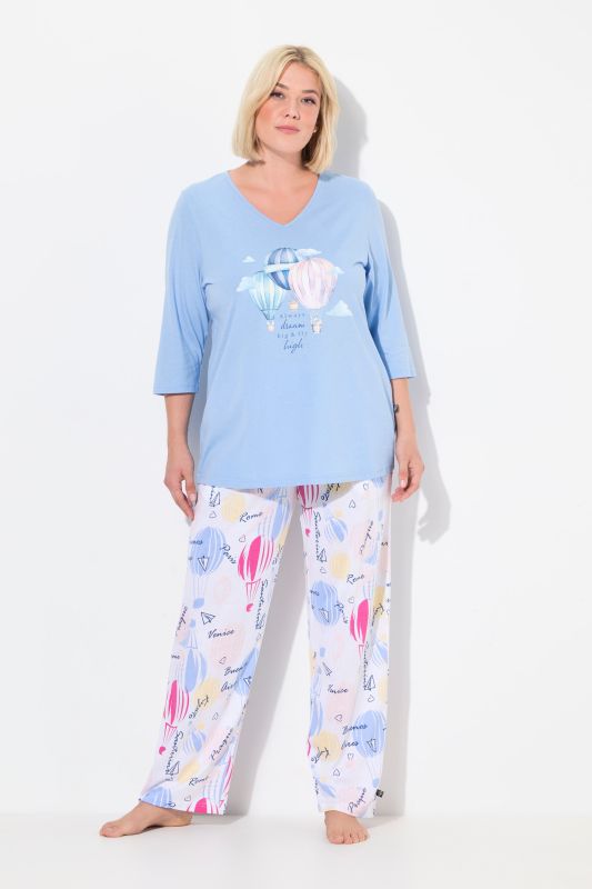 Hot Air Balloon Two Piece Pajama Set