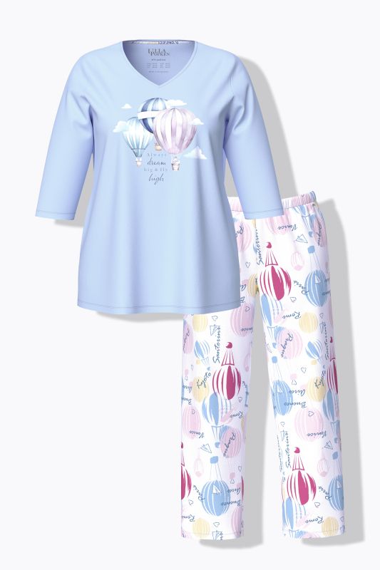 Hot Air Balloon Two Piece Pajama Set