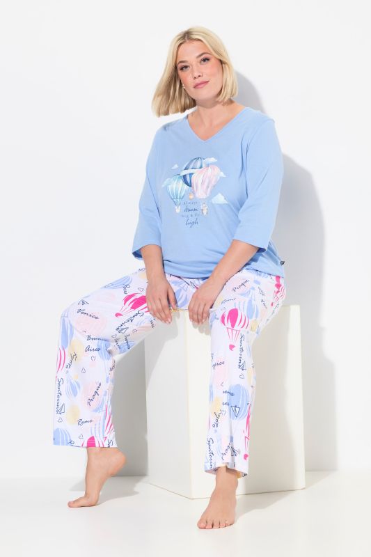 Hot Air Balloon Two Piece Pajama Set