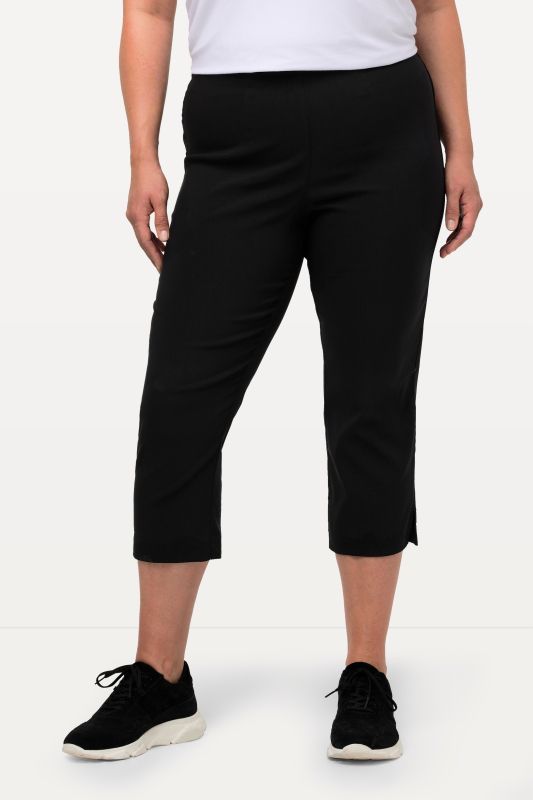 Stretch Basic Bengaline Capri Pants