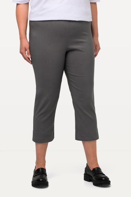 Stretch Basic Bengaline Capri Pants