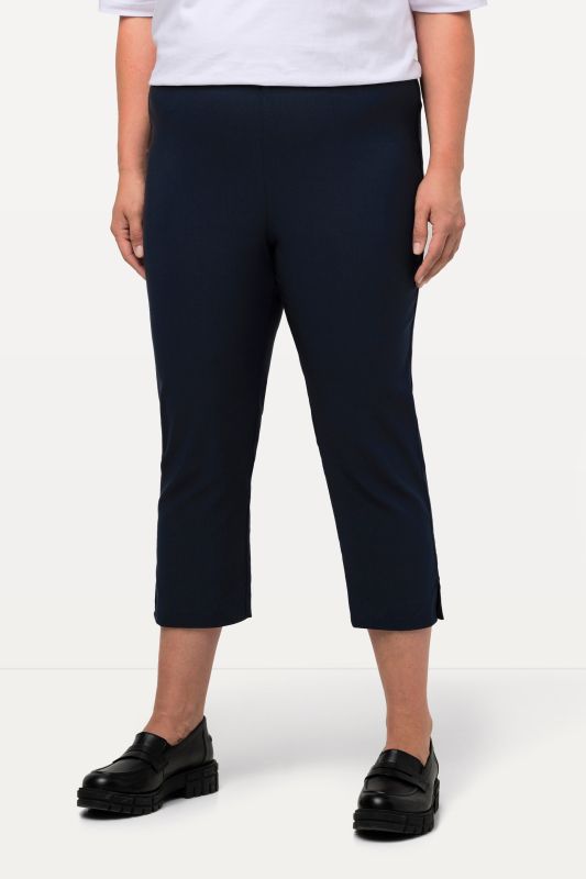 Stretch Basic Bengaline Capri Pants