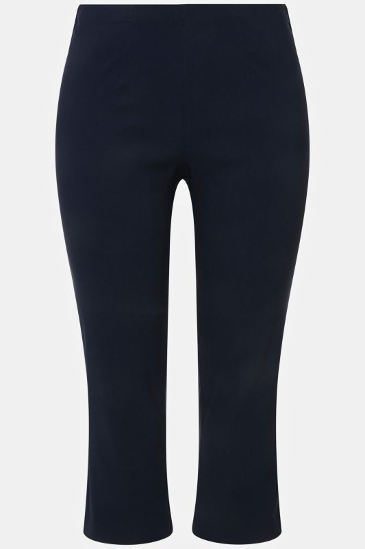 Stretch Basic Bengaline Capri Pants